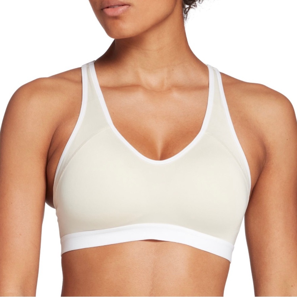 DSG light sand high support racerback bra light sand Large NEW